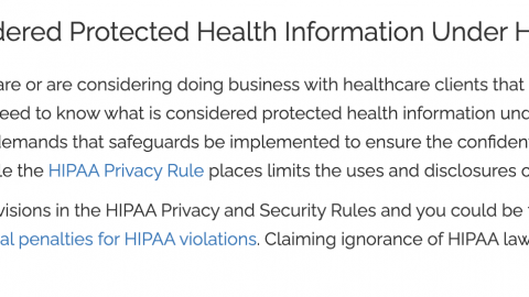 GFH REPORT: Information to understand the Health Insurance Portability and Accountability Act (HIPPA)?